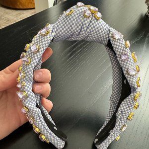 Lavender with crystals Lele Sadoughi headband